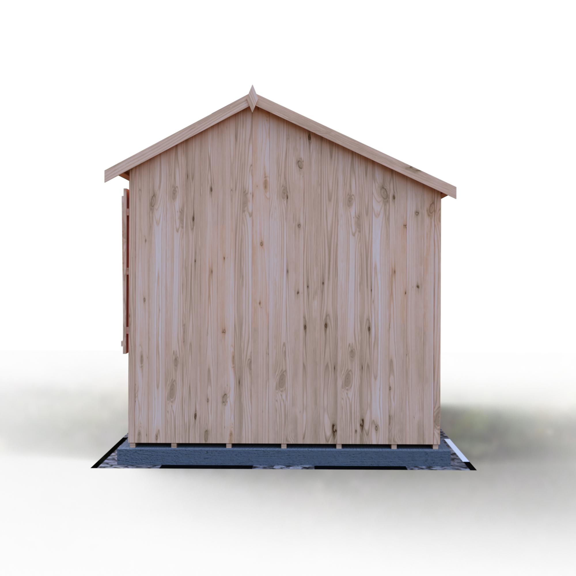13x7 Shiplap Double Door Reverse Apex Shed - Shire Holt - Direct